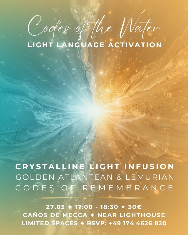 ✨ Light Language Activation — Codes of the Water 🐚